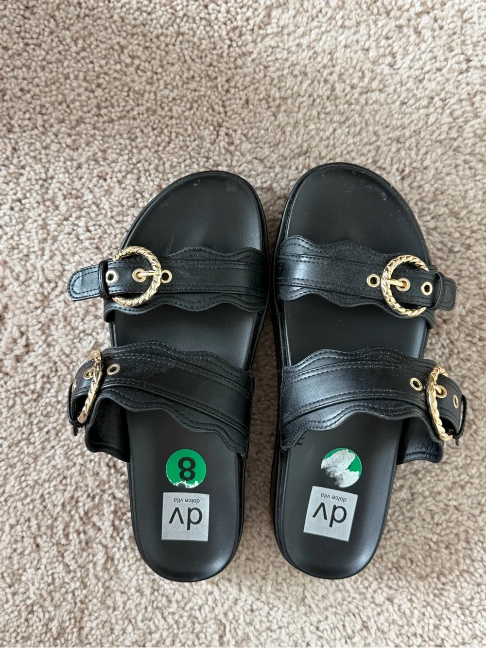 Dolce vita platform sandals well worn